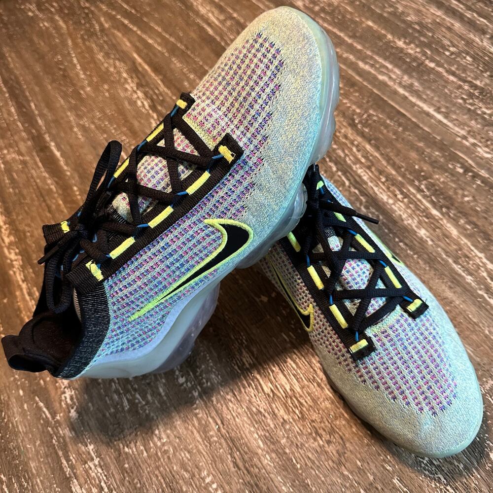 Nike Air Vapor Max 2021 Flyknit Next Nature Volt Photo Green Men’s Size 12